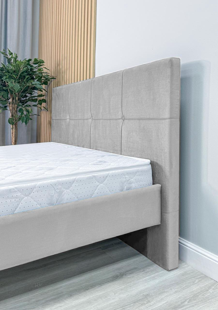Кровать Мебель Азии Afina 200x180х102.5см серый купить,116990