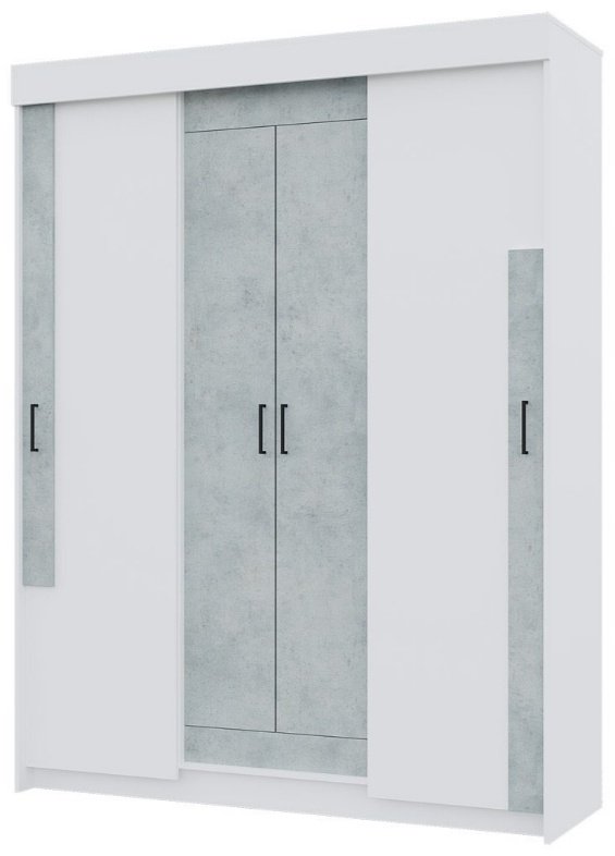 Шкаф-купе Горизонт Виктор, 160x210х52 см, белый купить,NaN