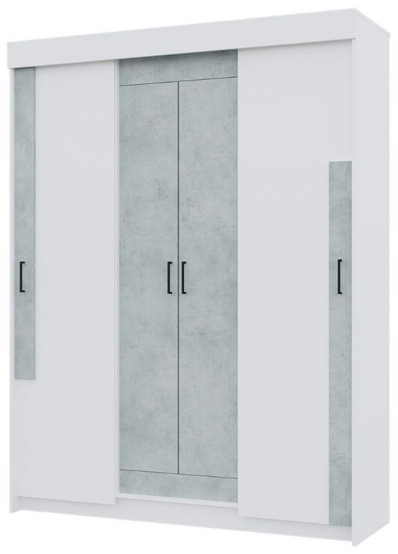 Шкаф-купе Горизонт Виктор, 160x210х52 см, белый купить,NaN