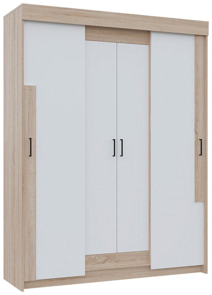 Шкаф-купе Горизонт Виктор, 160x210х52.6 см, белый, бежевый купить,NaN
