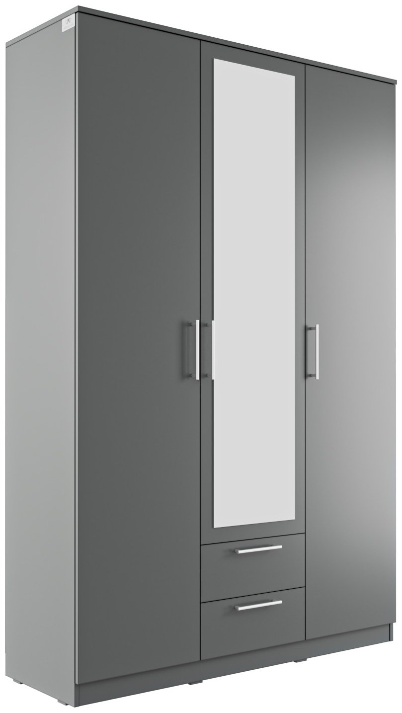 Распашной шкаф BUGA_422600, 135.2x205х45 см, черный купить,NaN