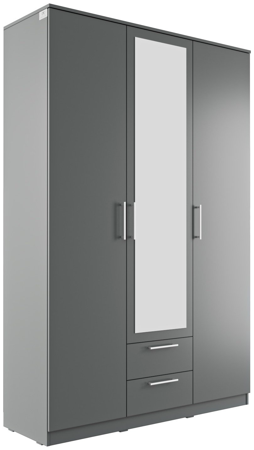 Распашной шкаф BUGA_422600, 135.2x205х45 см, черный купить,NaN
