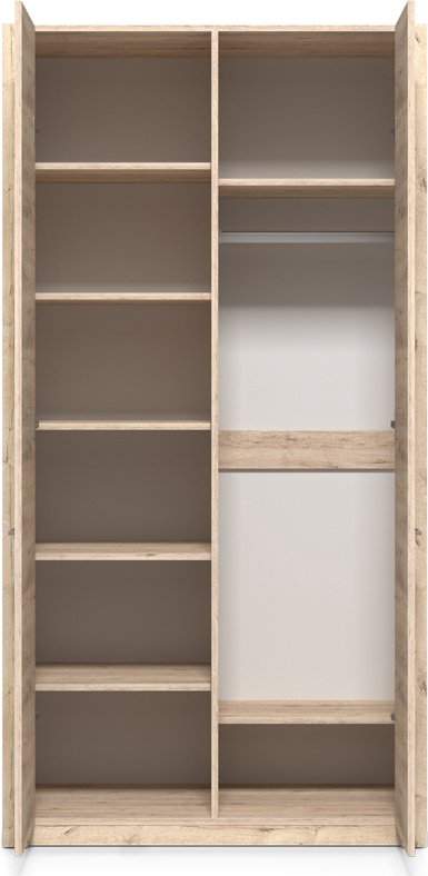 Распашной шкаф MySTAR Вирджиния 1830, 101.8x197.7х58.6 см, бежевый купить,NaN