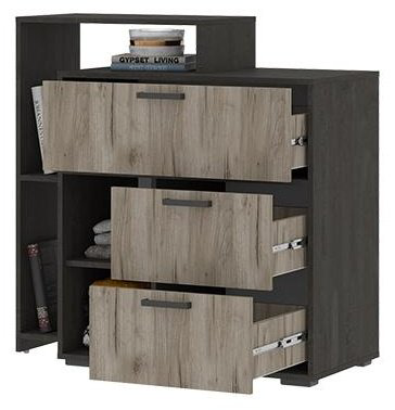 Комод Стендмебель Эдинбург 100x45.5x99см темно-серый купить,NaN
