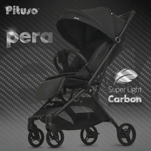 Коляска прогулочная Pituso Pera X-33 Black