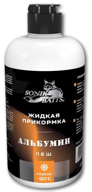 Прикормка Sonik Baits 2002006 ЛЕЩ Альбумин 0.5 кг купить,NaN