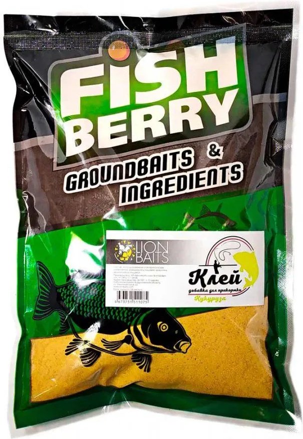 Прикормка Lion Baits Клей добавка для прикормки LBKD-003 Кукуруза 0.5 кг