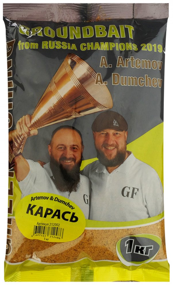 Прикормка Greenfishing GF-AD-1-KAR Карась 1 кг