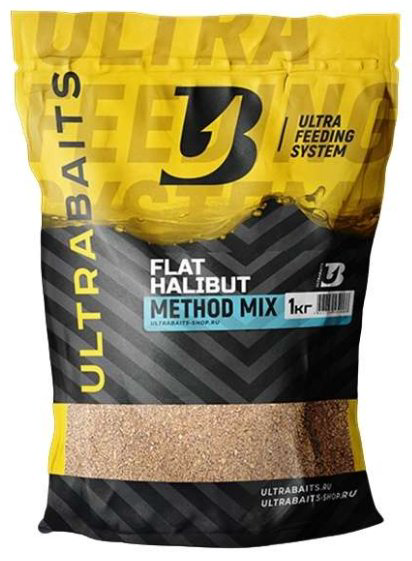 Прикормка ULTRABAITS UB-MM-FH FLAT HALIBUT 1 кг купить,NaN