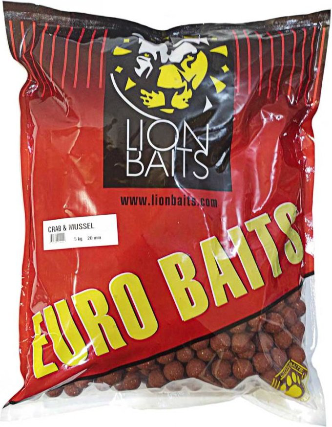 Прикормка Lion Baits Бойлы Lion Baits 20мм 5кг Краб Краб 5 кг купить,NaN