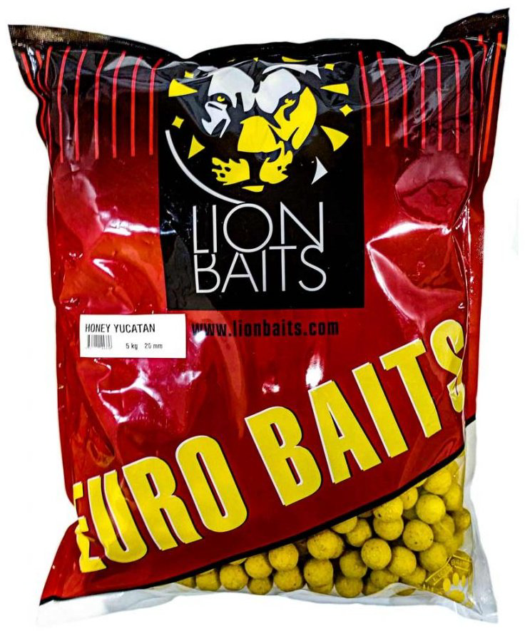 Прикормка Lion Baits Бойлы 20мм 5кг Мёд Мёд 5 кг купить,NaN