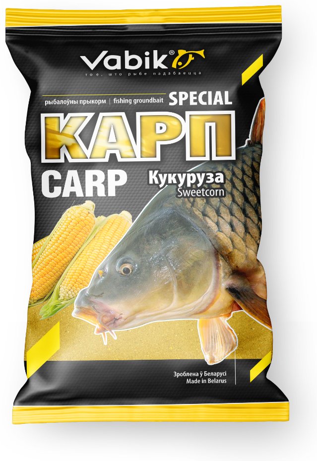 Прикормка Vabik VB-1-SPC-CR-CORN Карп кукуруза 1 кг