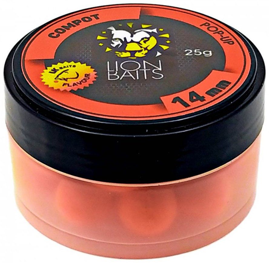 Прикормка Lion Baits Бойлы Pop-Up 14мм 25гр LB-002953 Compot 0.025 кг купить,NaN