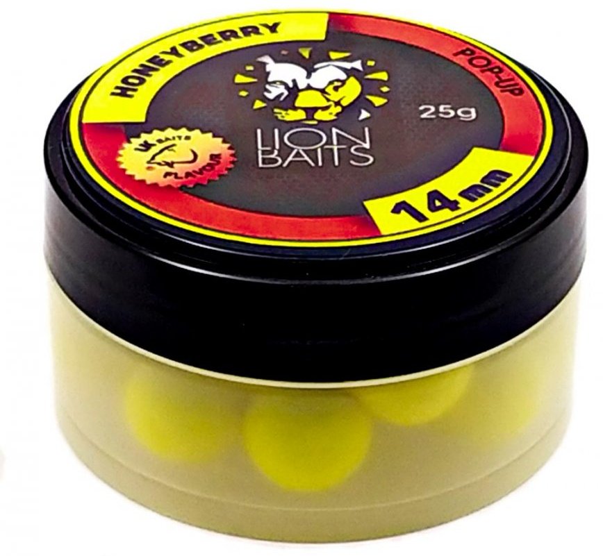 Прикормка Lion Baits Бойлы Pop-Up 14мм 25гр LB-002947 Honey Berry 0.025 кг купить,NaN