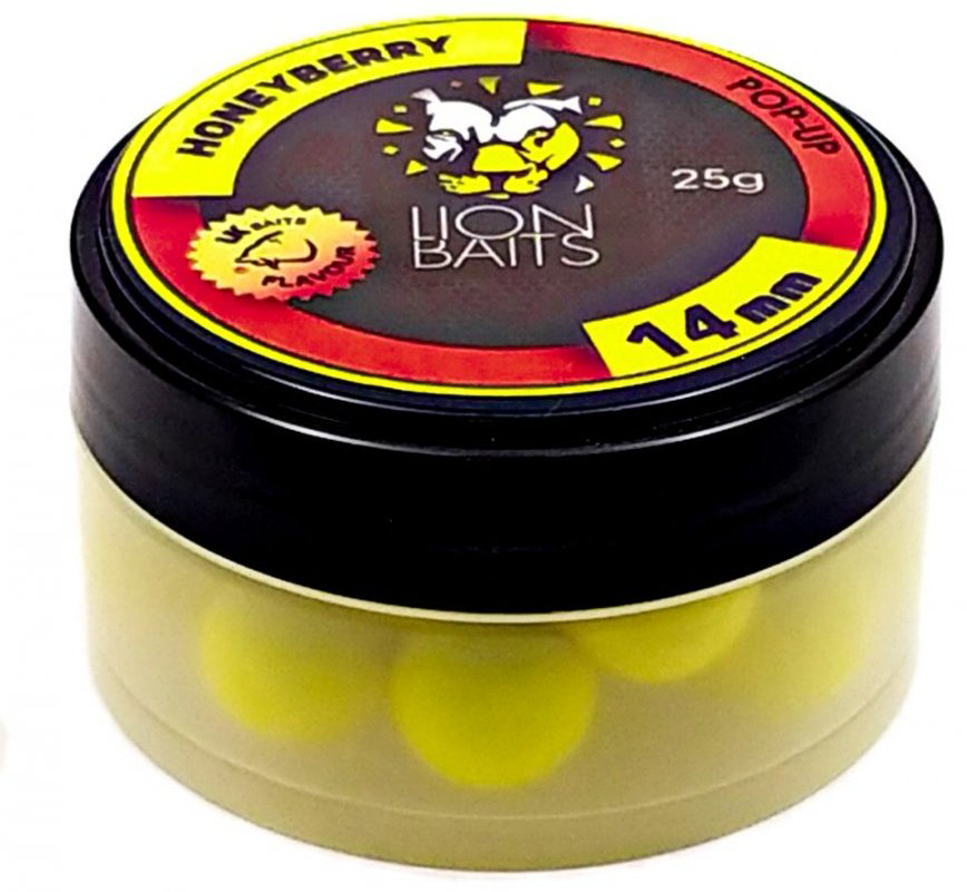 Прикормка Lion Baits Бойлы Pop-Up 14мм 25гр LB-002947 Honey Berry 0.025 кг купить,NaN