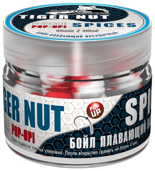 Прикормка Sonik Baits Tiger Nut-spices Fluo Pop-ups 638107 тигровый орех 0.09 кг купить,NaN