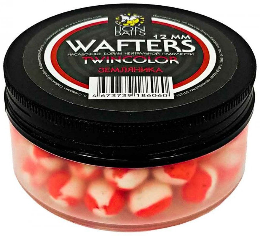 Прикормка Lion Baits Бойлы Wafters двухцветные 12мм 40гр LB-004021 Земляника 0.04 кг - ForteMarket Прикормка Lion Baits Бойлы Wafters двухцветные 12мм 40гр LB-004021 Земляника 0.04 кг купить,NaN