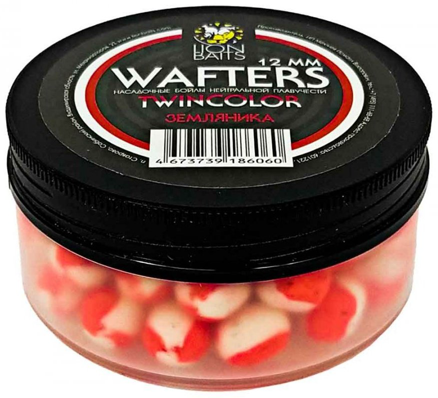 Прикормка Lion Baits Бойлы Wafters двухцветные 12мм 40гр LB-004021 Земляника 0.04 кг - ForteMarket Прикормка Lion Baits Бойлы Wafters двухцветные 12мм 40гр LB-004021 Земляника 0.04 кг купить,NaN