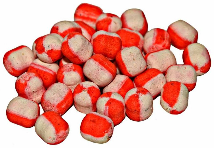 Прикормка Lion Baits Бойлы Wafters двухцветные 14 мм 40 г Земляника LB-004027 Земляника 0.04 кг купить,NaN