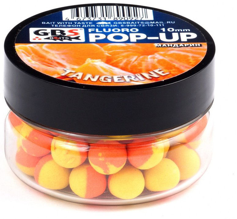 Прикормка GBS Baits GBS-POP-UP-10-0.4-MAND Мандарин 0.04 кг купить,NaN