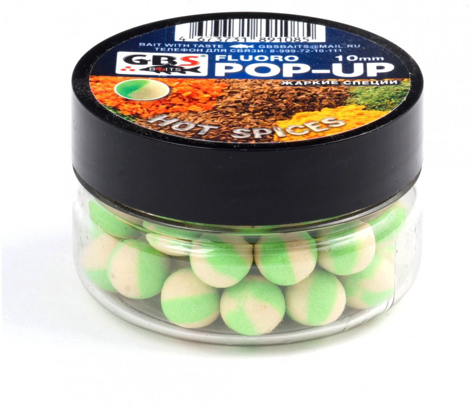 Прикормка GBS Baits GBS-POP-UP-10-0.4-SPIC Острые специи 0.04 кг купить,NaN