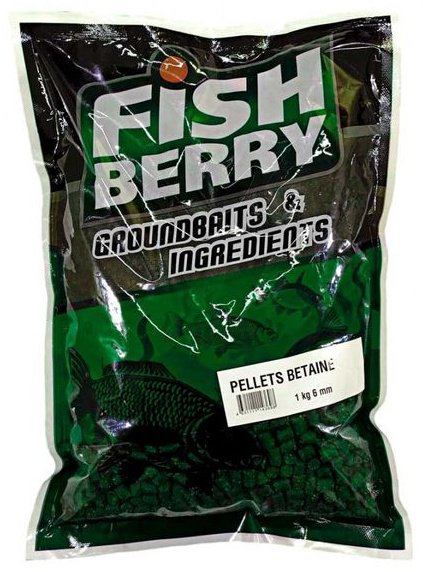 Прикормка Fish Berry Пеллетс гранул. зеленый бетаин 6мм Морепродукты 1 кг купить,NaN