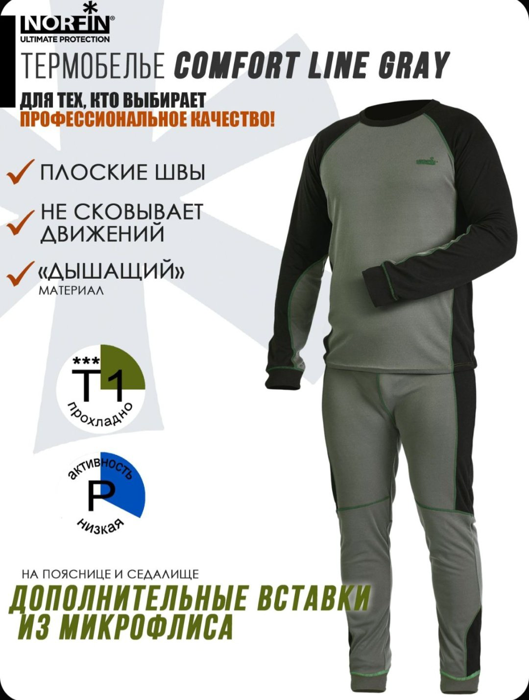 Костюм NORFIN COMFORT LINE GRAY XXL XXL купить,NaN