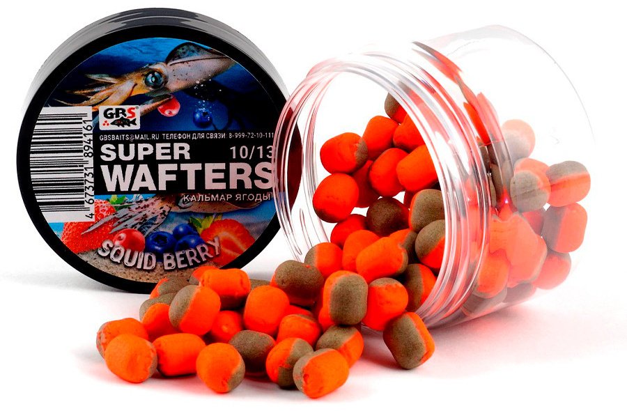 Прикормка GBS Baits GBS-WF-10x13-SQU-BR Кальмар Ягоды 0.067 кг купить,NaN