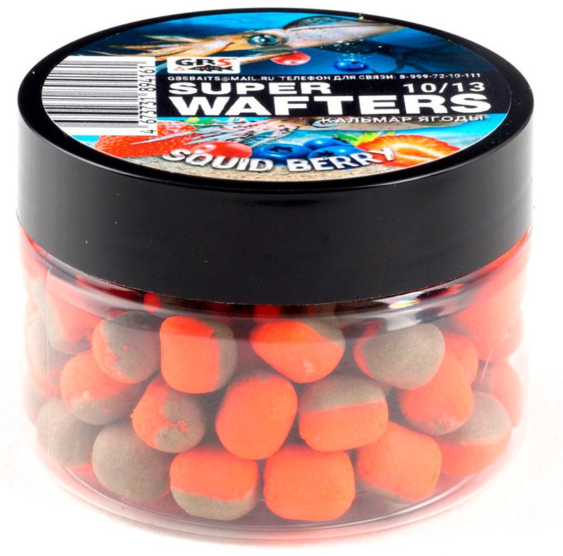 Прикормка GBS Baits GBS-WF-10x13-SQU-BR Кальмар Ягоды 0.067 кг купить,NaN