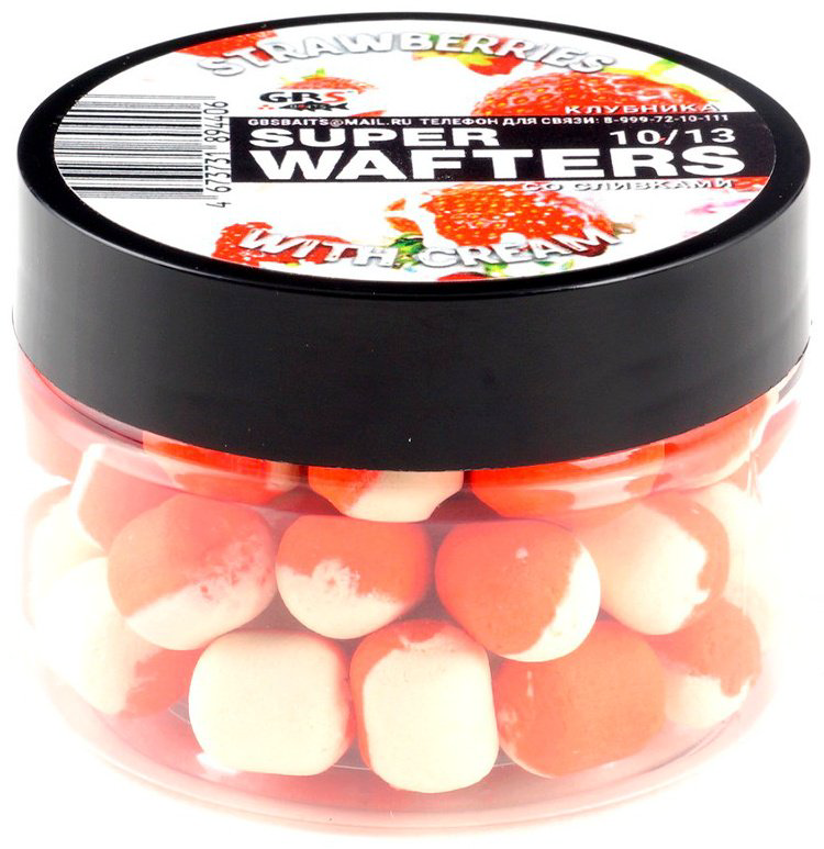 Прикормка GBS Baits GBS-WF-10x13-STR-CREAM Клубника со сливками 0.067 кг купить,NaN