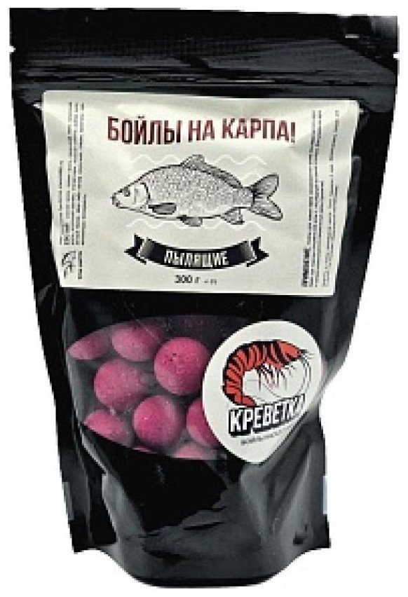 Прикормка ТРИ КИТА пылящие НА КАРПА Креветка 0.3 кг купить,NaN