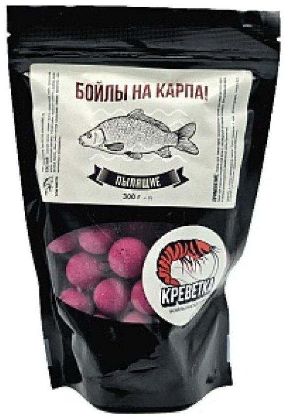 Прикормка ТРИ КИТА пылящие НА КАРПА Креветка 0.3 кг купить,NaN