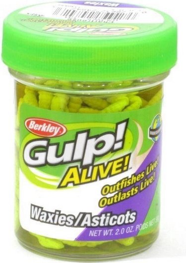 Мягкая приманка Berkley 1140592-GR 60 шт  Chartreuse Waxies купить,NaN
