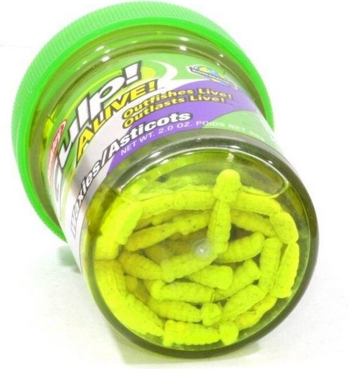 Мягкая приманка Berkley 1140592-GR 60 шт  Chartreuse Waxies купить,NaN
