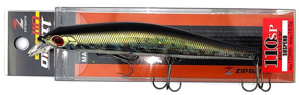 Воблер ZipBaits Orbit 110 SP-SR, 1 шт 110 мм Silver Shad купить,NaN