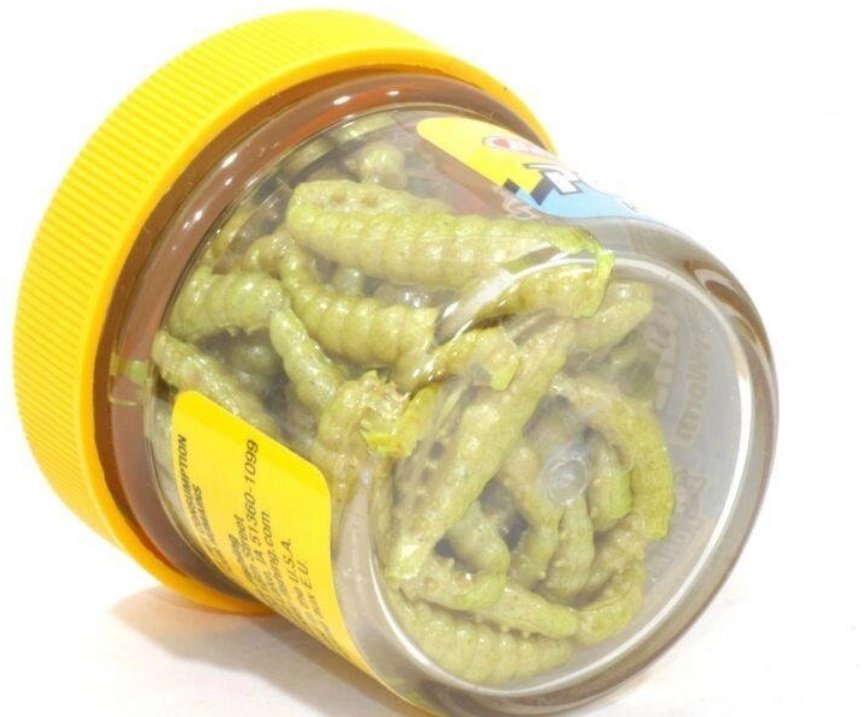 Мягкая приманка Berkley 1089418-GR 55 шт  Yellow Power Honey Worm купить,NaN