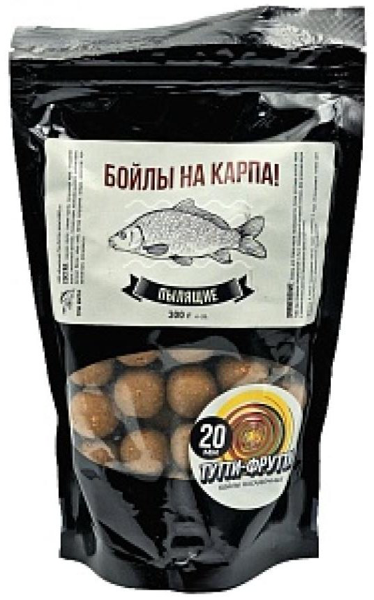 Прикормка ТРИ КИТА пылящие НА КАРПА Тутти-Фрутти 0.3 кг купить,NaN
