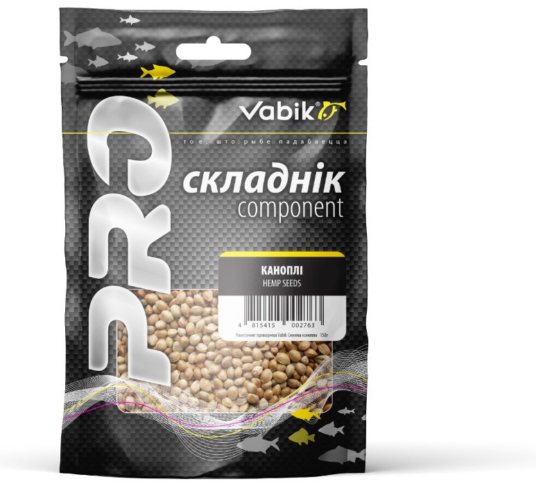 Прикормка Vabik VB-150-HMP Семена конопли 0.15 кг купить,NaN