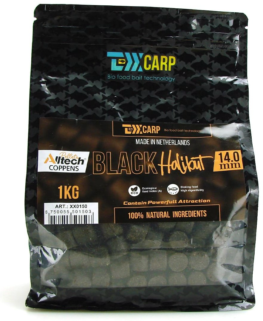 Прикормка TEXX Carp XX0150 black halibut 1 кг купить,NaN