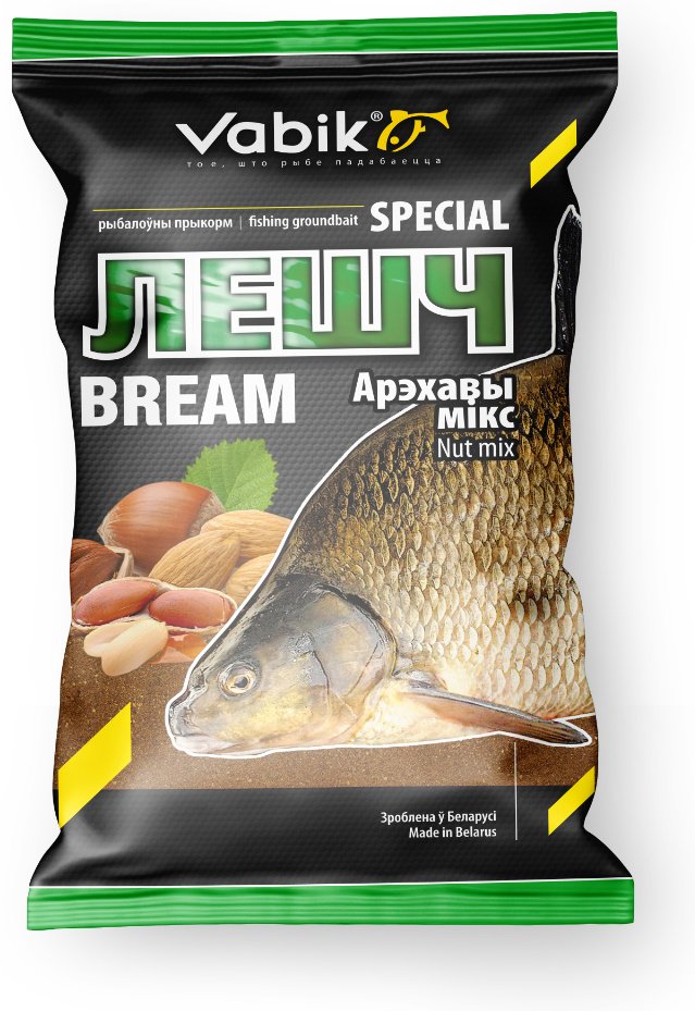 Прикормка Vabik VB-1-SPC-BRM-NUT Лещ ореховый микс 1 кг купить,NaN