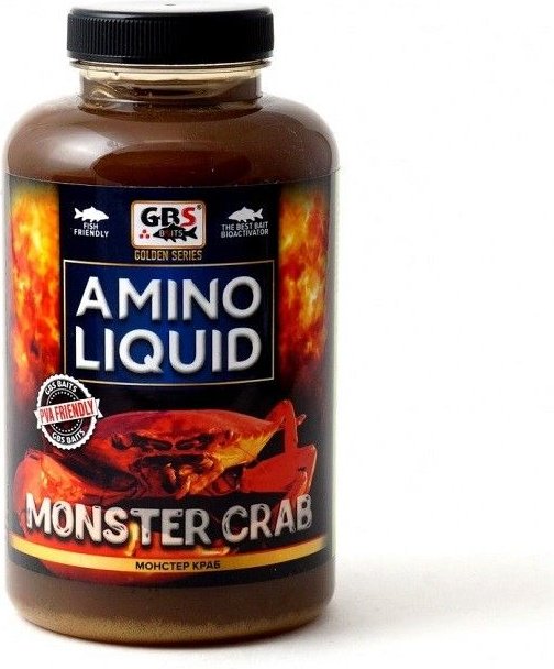 Прикормка GBS Baits Амино ликвид Монстр краб 0.75 кг купить,NaN