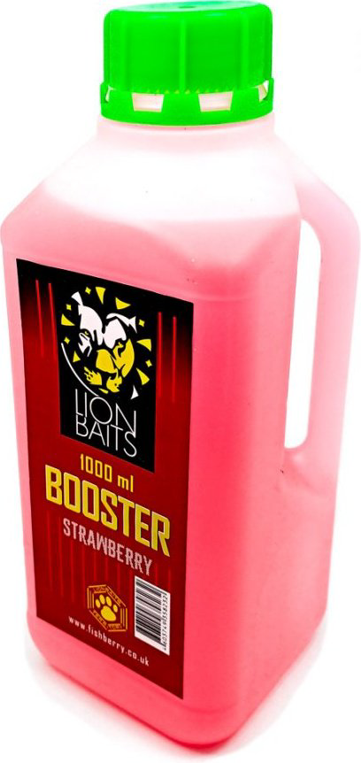 Прикормка Lion Baits LB-001111 Бустер Strawberry 1 кг купить,NaN