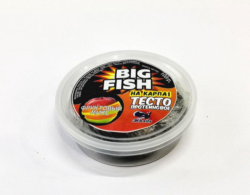 Прикормка Big fish BF-TST-0.1-CR-FRT Фруктовый микс 0.1 кг купить,NaN