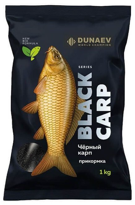Прикормка Dunaev BLACK Series 1кг Carp Чёрный карп 1 кг купить,NaN