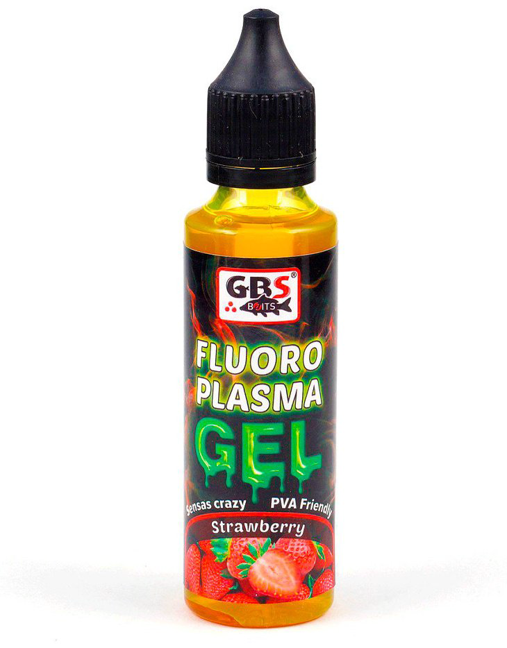 Прикормка GBS Флюоресцентный гель Fluoro Plazma Strawberry Клубника GBS-FL308-953 Strawberry Клубника 0.065 кг купить,NaN
