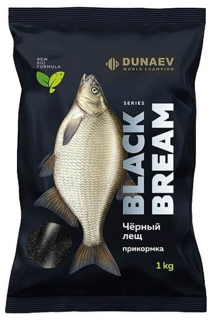 Прикормка Dunaev Прикормка BLACK Series 1кг Bream Чёрный лещ 1 кг