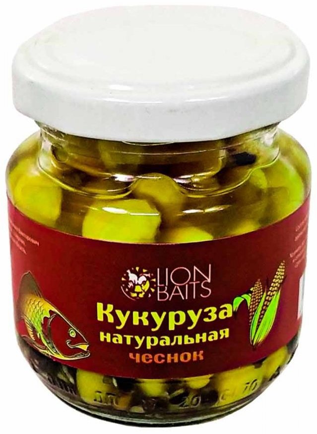 Прикормка Lion Baits Кукуруза LBCS-004 Чеснок 0.11 кг купить,NaN