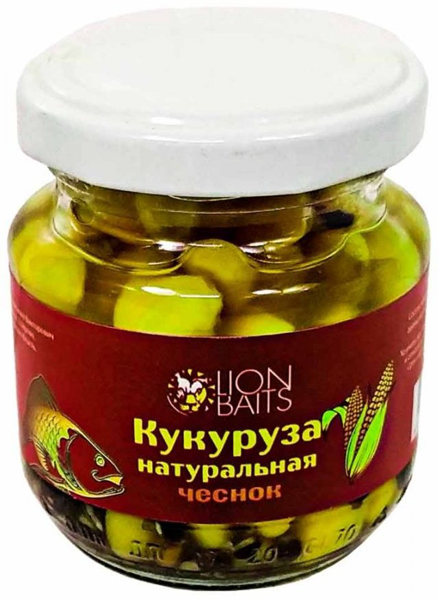Прикормка Lion Baits Кукуруза LBCS-004 Чеснок 0.11 кг купить,NaN