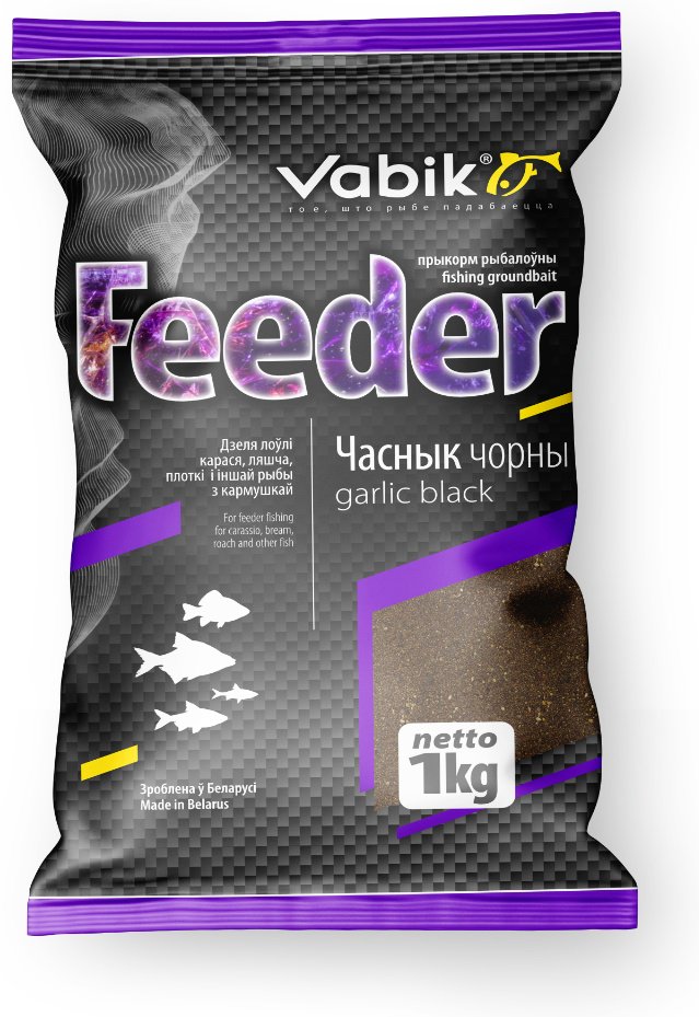 Прикормка Vabik VB-1-FDR-GAR Чеснокчерный 1 кг