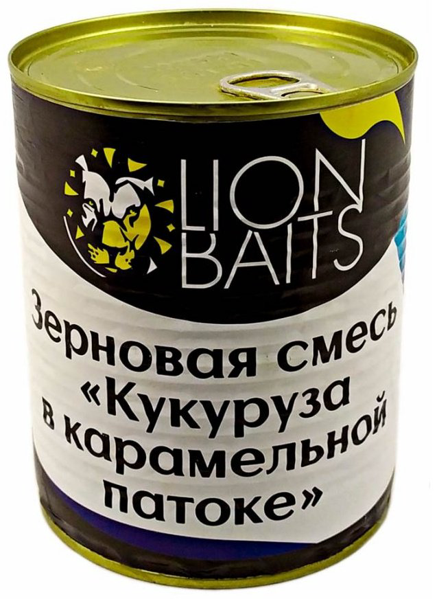 Прикормка Lion Baits Зерновая смесь кукуруза LB-00018 карамельная патока 0.7 кг купить,NaN